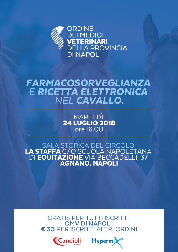 Farmacosorveglianza e ricetta elettronica nel cavallo – 24/07