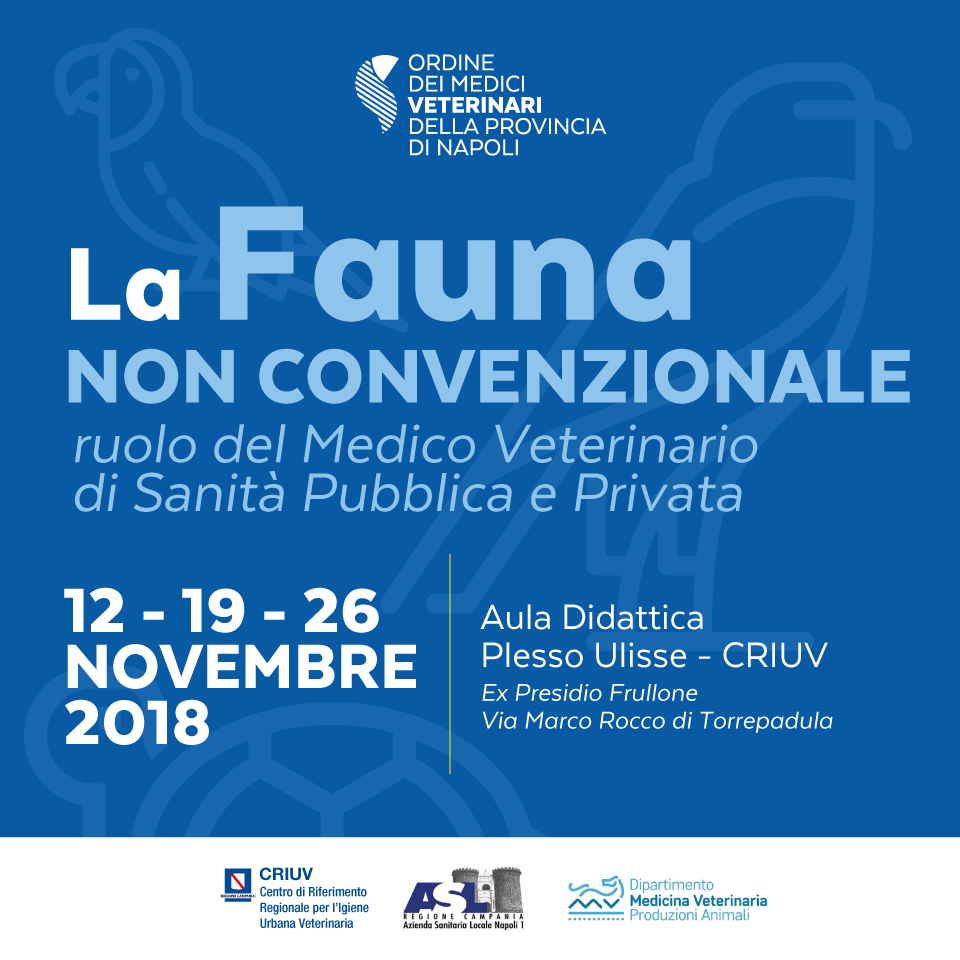 Corso “Fauna non convenzionale” – Iscrizioni fino al 31 Ottobre