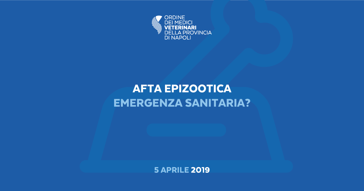 Afta Epizootica: emergenza sanitaria?