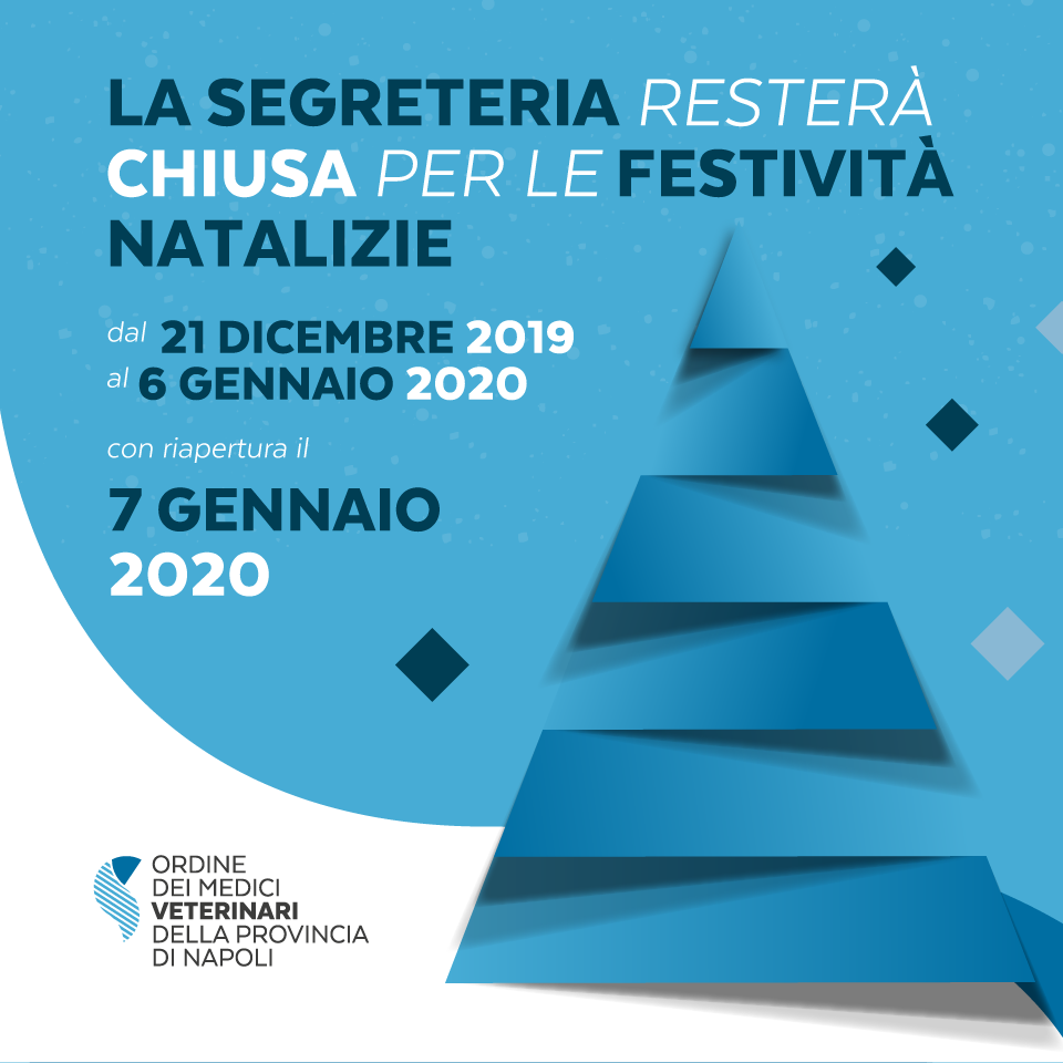 Festività Natalizie – Chiusura segreteria