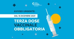 Obbligo vaccinale 3 dose dal 15 dicembre