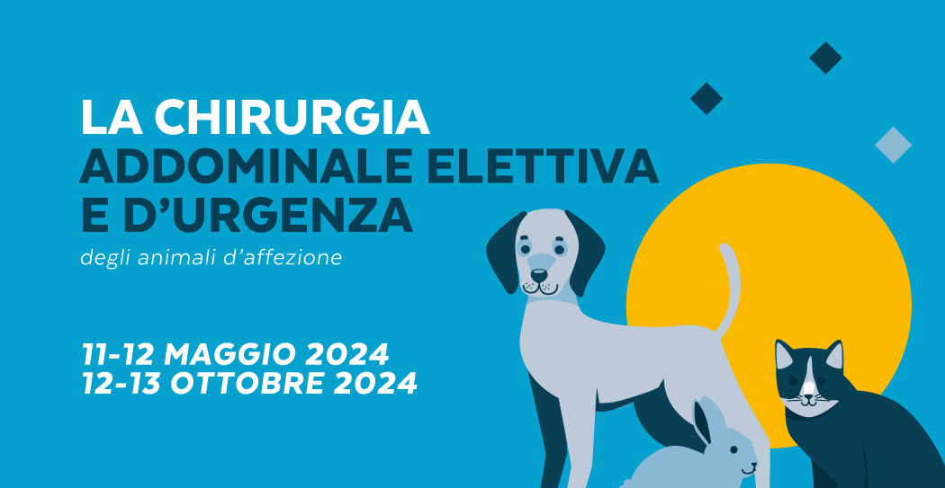 Evento Formativo | La chirurgia addominale elettiva e d’urgenza degli animali d’affezione – 11-12 MAGGIO / 12-13 OTTOBRE 2024